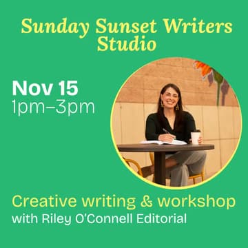 Cover Image for Sunday Sunset Writers Studio: Voice, POV