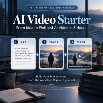 Cover Image for AI Video Starter: From Idea to Finished AI Video in 3 Hours