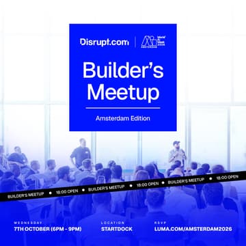 Cover Image for Disrupt.com x World Summit AI: Builder's Meetup | Amsterdam Edition
