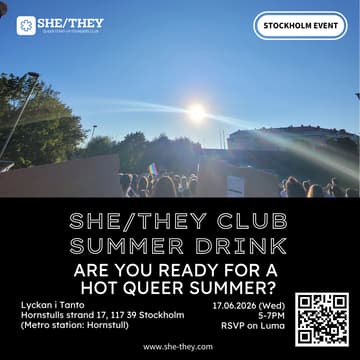 Cover Image for SHE/THEY Club Stockholm Summer Drink