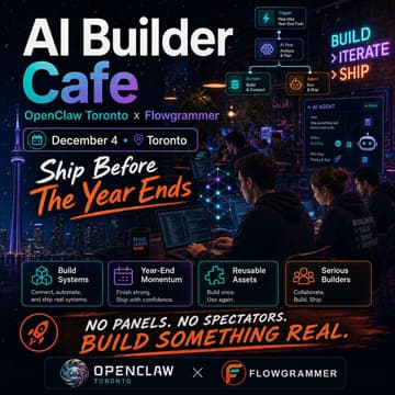 Cover Image for AI Builder Cafe - Ship Before The Year Ends