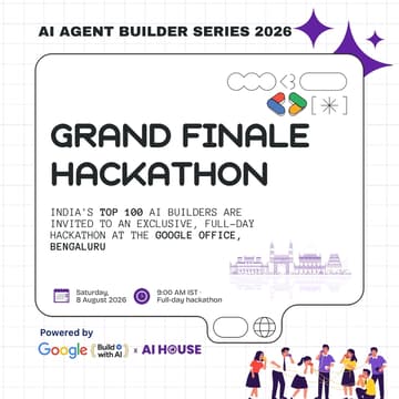 Cover Image for Grand Finale Hackathon - Google AI Agent Builder Series 2026