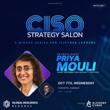 Cover Image for CISO Strategy Salon - Toronto