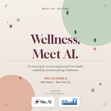 Cover Image for She AI x 14Y: Wellness, Meet AI