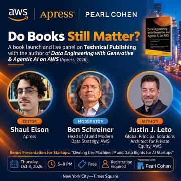 Cover Image for AWS and Apress: Technical Publishing in the AI Age