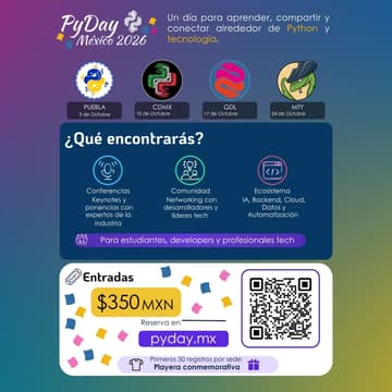 Cover Image for PyDay Mexico 2026 | Sede: CDMX