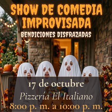Cover Image for Show De Comedia Improvisada BENDICIONES Disfrazadas