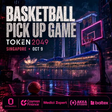 Cover Image for 🏀 Basketball Pick Up Game @ TOKEN2049 🇸🇬