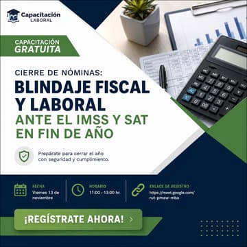 Cover Image for Cierre de Nóminas: Blindaje Fiscal y Laboral ante el IMSS y SAT en Fin de Año
