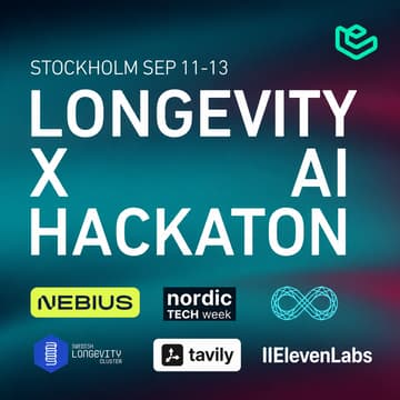 Cover Image for Stockholm Longevity × AI Hackathon