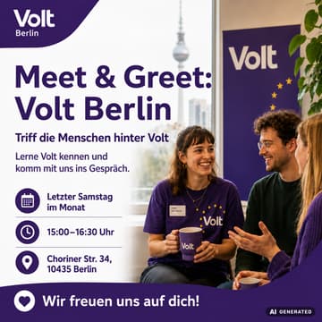 Cover Image for Meet & Greet: Volt Berlin