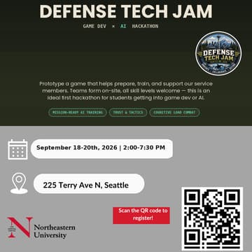Cover Image for Defense Tech Jam Hackathon