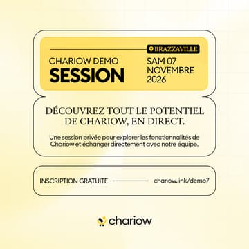 Cover Image for Chariow Demo Session Brazzaville 2026