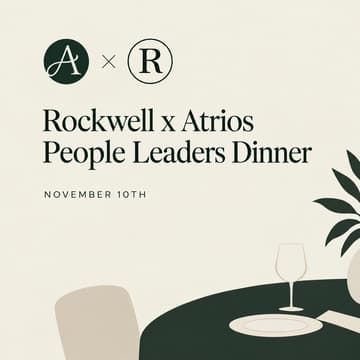 Cover Image for Rockwell x Atrios: Growth Stage People Leaders Dinner