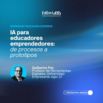 Cover Image for IA para educadores emprendedores: de procesos a prototipos