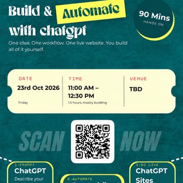 Cover Image for Build & Automate with ChatGPT