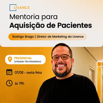 Cover Image for Mentoria para Aquisição de Pacientes [Presencial - Vila Madalena]