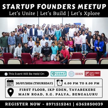 Cover Image for Startup Founders Meetup by CEDAT