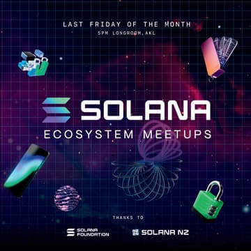 Cover Image for Solana NZ Meetup (MAY Edition)