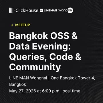Cover Image for Bangkok OSS & Data Evening: Queries, Code & Community