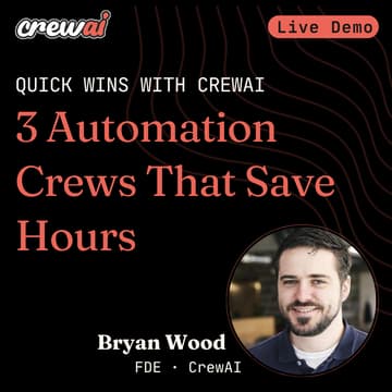 Cover Image for Quick Wins with CrewAI: 3 Automation Crews That Save Hours