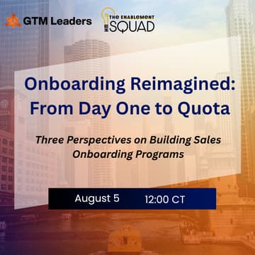 Cover Image for Onboarding Reimagined: From Day One to Quota