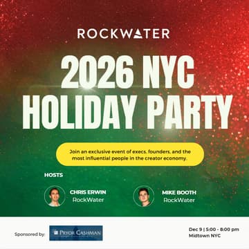 Cover Image for 2026 NYC Holiday Party | by RockWater