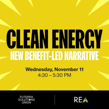 Cover Image for [Expression of Interest] Clean Energy: New Benefit-Led Narrative