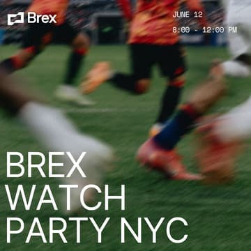 Cover Image for Brex Watch Party NYC ⚽️