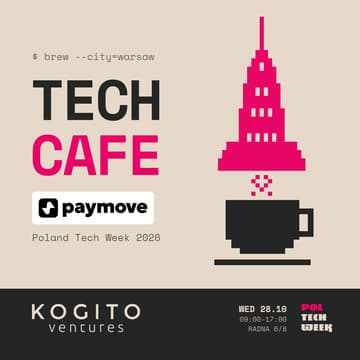 Cover Image for Agent kupuje miasto: Infrastruktura płatności dla agentów AI | Paymove @ Kogito Tech Cafe