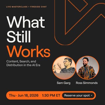 Cover Image for What Still Works? Content, Search, and Distribution in the AI Era