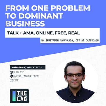 Cover Image for From One Problem to Dominant Business