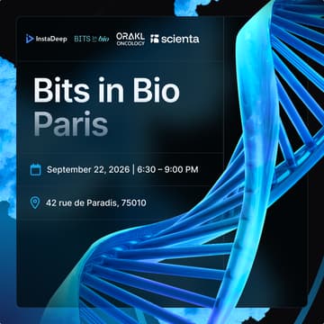 Cover Image for Bits in Bio Paris: Foundation Models from Proteins to Patients