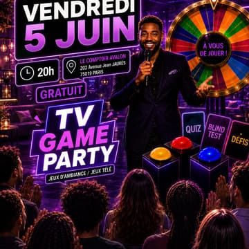 Cover Image for TV GAME PARTY by Luminance Event x Comptoir Avalon