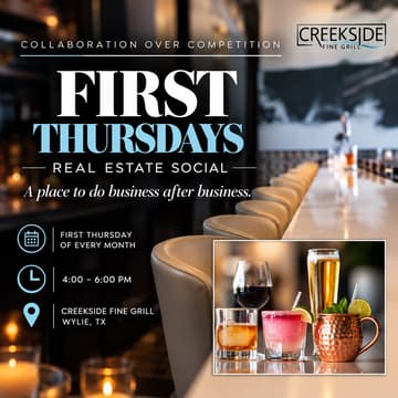 Cover Image for FIRST THURSDAYS | REAL ESTATE SOCIAL