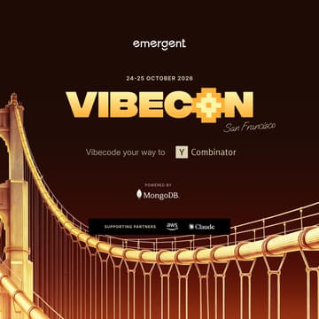 Cover Image for Emergent - VibeCon SF 2026: Vibecode Your Way to a YC Interview