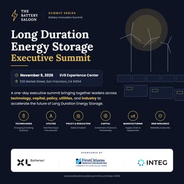 Cover Image for Long Duration Energy Storage (LDES) Executive Summit