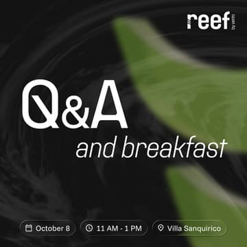 Cover Image for Reef by Vento - Q&A Session