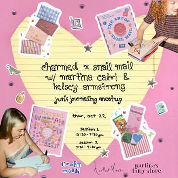 Cover Image for session 1: charmed x snail mail w/ martina calvi + kelsey armstrong