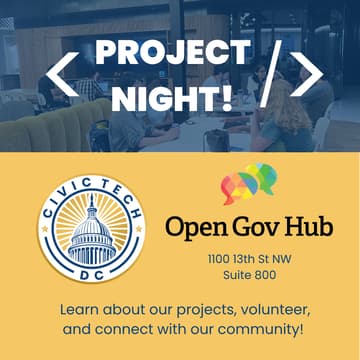 Cover Image for Civic Tech DC Project Night