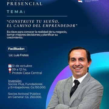 Cover Image for Taller “Construye tu sueño, el Camino del Emprendedor”,
