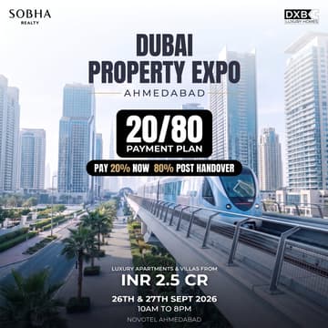 Cover Image for Dubai Property Expo in Ahmedabad | 26 - 27 September, 2026 | Sobha