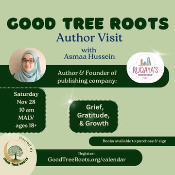 Cover Image for Author Visit: Grief, Gratitude, & Growth