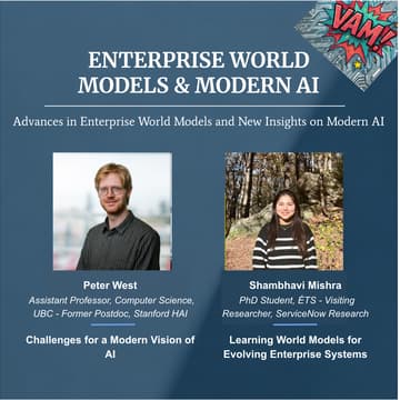 Cover Image for VAM! Talks: Enterprise World Models & Modern AI ⭐