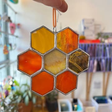 Cover Image for Date Night | Stained Glass Class {Honeycombs}