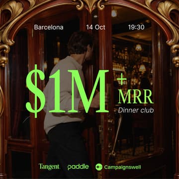 Cover Image for $1M+ MRR Dinner Club · Barcelona