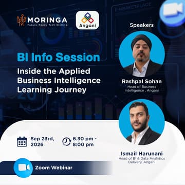 Cover Image for Info Session:Inside the Applied Business Intelligence Learning Journey