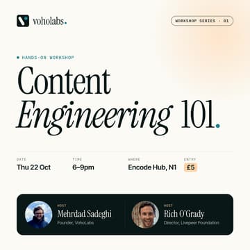 Cover Image for Content Engineering 101