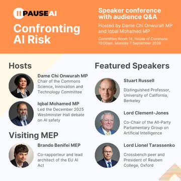Cover Image for PauseAI Conference: Confronting AI Risk