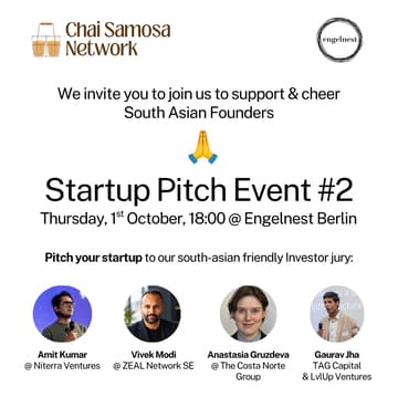 Cover Image for South Asian Founders Pitch Event #2 by CSN